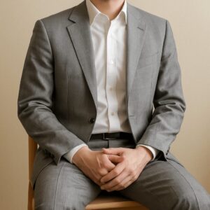 座った時のボタン