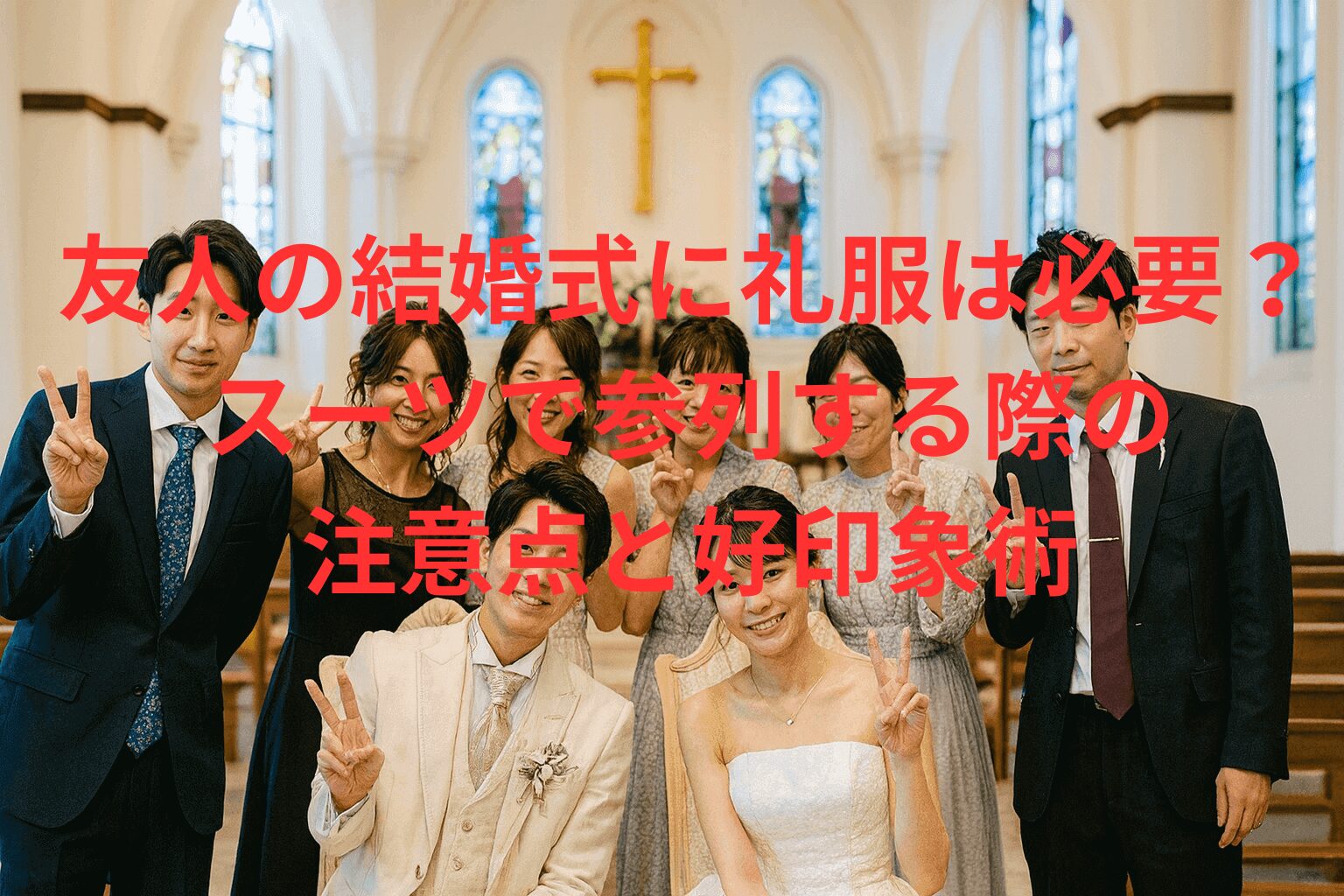 友人の結婚式に礼服は必要？スーツで参列する際の注意点と好印象術