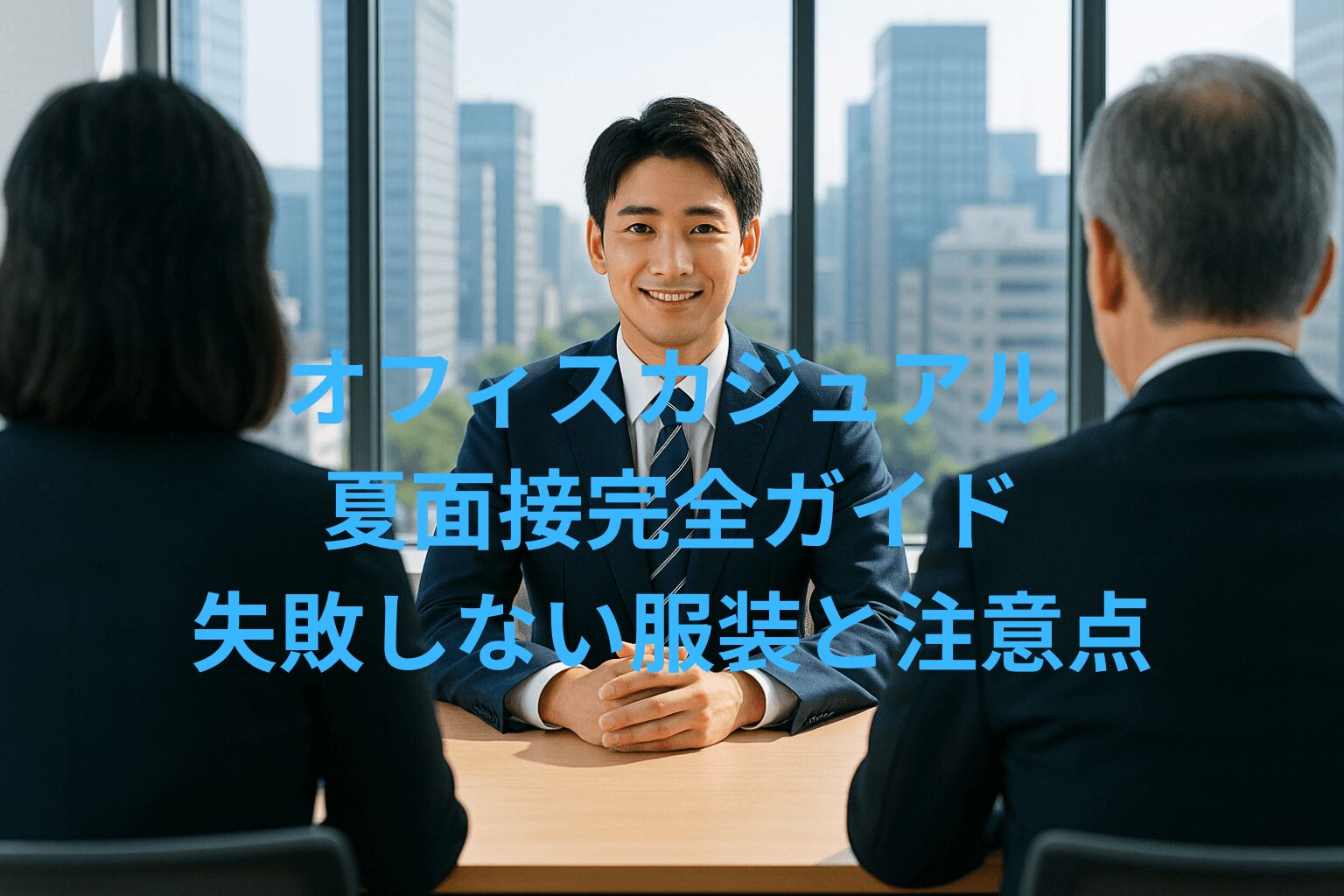 オフィスカジュアル夏面接完全ガイド・失敗しない服装と注意点イメージ