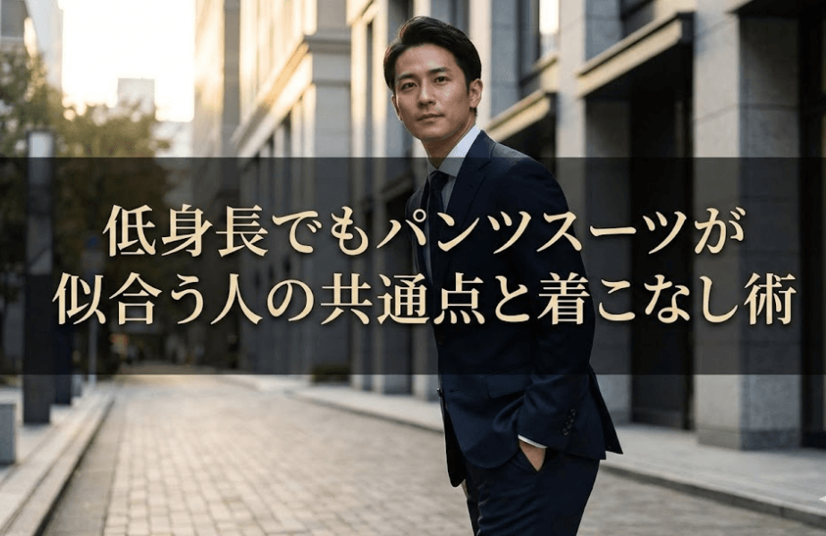 低身長でもパンツスーツが似合う人の共通点と着こなし術