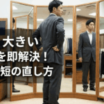 スーツ 大きい ダサいを即解決！原因と最短の直し方