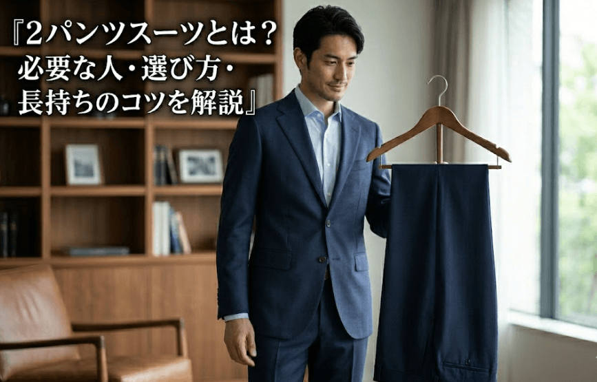 2パンツスーツとは？必要な人・選び方・長持ちのコツを解説