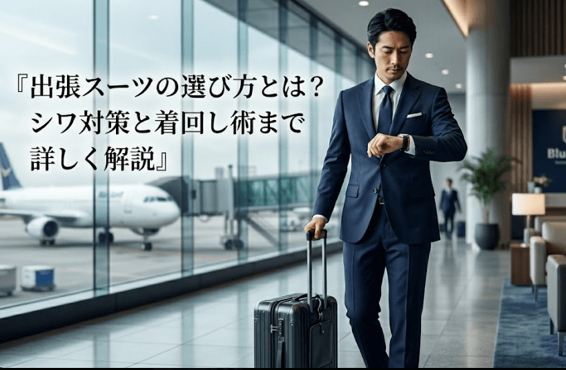出張スーツの選び方とは？シワ対策と着回し術まで詳しく解説