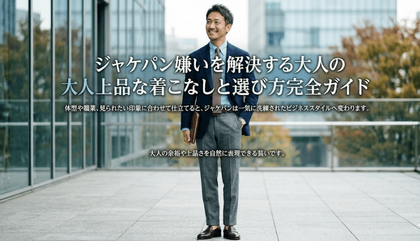 ジャケパン嫌いを解決する大人の上品な着こなしと選び方完全ガイド