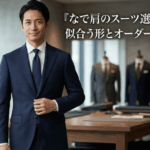 なで肩のスーツ選び完全ガイド｜似合う形とオーダーの魅力を解説